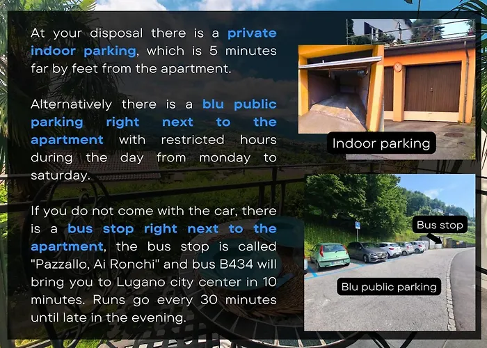 With A View And Free Parking * Lugano